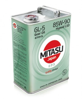 MJ-412-4 MITASU GEAR OIL GL-5   85W-90 LSD (for TOYOTA)  -- 4 литр   Высококачественное Японское масло  Премиум класса