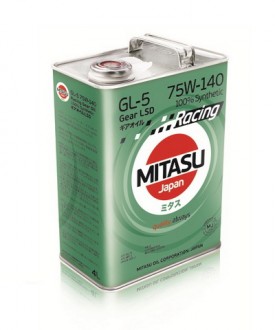 MJ-414-4 MITASU SPORT GEAR OIL GL-5 75W-140  LSD  -- 4 литр   Высококачественное синтетическое Японское масло  Премиум класса