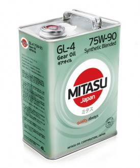 MJ-443-4 MITASU GEAR OIL  GL-4  75W-90  -- 4 литр   Высококачественное Японское масло  Премиум класса