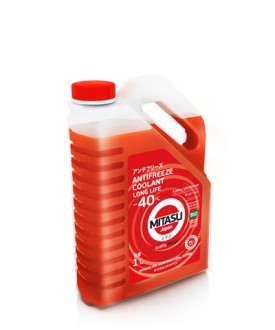 MJ-641-1 MITASU RED  LLC  -40C  -- 1 литр   Высококачественный красный  антифриз из Японии  Премиум класса