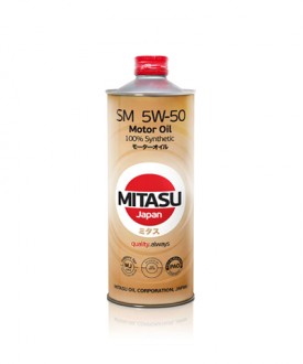 MJ-113-1 MITASU MOTOR OIL  SM  5W-50   (PAO)  -- 1 литр   Высококачественное синтетическое Японское масло  Премиум класса