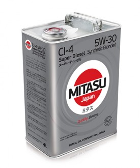 MJ-220-4 MITASU SUPER DIESEL CI-4 5W-30   -- 4 литр   Высококачественное Японское масло   Премиум класса для дизельных двигателей