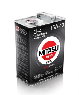 MJ-231-4 MITASU TURBO DIESEL  CI-4  15W-40  -- 4 литр   Высококачественное Японское масло   Премиум класса для дизельных двигателей