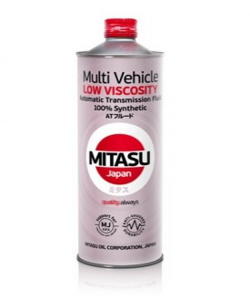 MJ-325-1 MITASU LOW VISCOSITY  MV ATF  RED  -- 1 литр   Высококачественное Японское масло   Премиум класса для АКПП