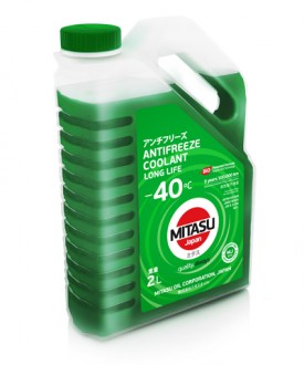 MJ-642-2 MITASU  GREEN LCC -40C  -- 2 литр   Высококачественный зеленый антифриз из Японии  Премиум класса
