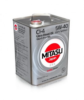 MJ-212-6 MITASU ULTRA DIESEL CI-4 5W-40  -- 6 литр   Высококачественное синтетическое  Японское масло   Премиум класса для дизельных двигателей