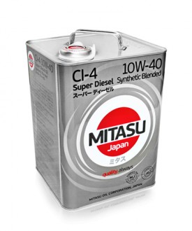 MJ-222-6 MITASU SUPER DIESEL  CI-4  10W-40  -- 6 литр   Высококачественное Японское масло   Премиум класса для дизельных двигателей