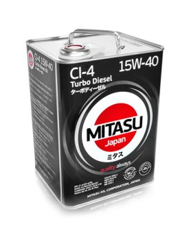 MJ-231-6 MITASU TURBO DIESEL  CI-4  15W-40  -- 6 литр   Высококачественное Японское масло   Премиум класса для дизельных двигателей