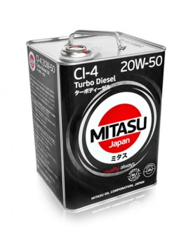 MJ-233-6 MITASU TURBO DIESEL  CI-4  20W-50  -- 6 литр   Высококачественное Японское масло   Премиум класса  для дизельных двигателей