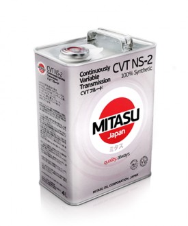 MJ-326-4 MITASU CVT NS-2 FLUID  (for NISSAN)  GREEN  -- 4 литр   Высококачественное Японское масло   Премиум класса для АКПП