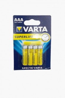 Батарейки АAА Varta R03 (4 шт.) арт. 147997