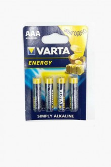 Батарейки Alkaline АAА Varta LR03 (4 шт.) арт. 148002