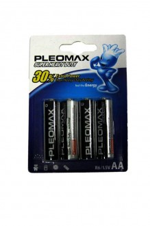 Батарейки АА Pleomax R6 (4 шт.) арт. 148032
