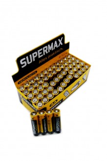 Батарейки АА SUPERMAX R6 (60 шт.) арт. 148074