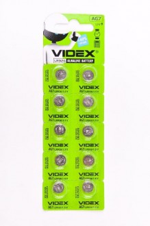 Батарейки VIDEX AG7 (10 шт.) арт. 148089