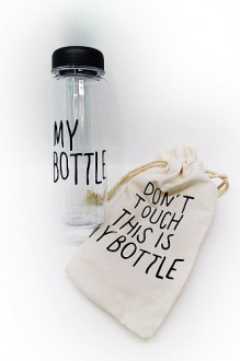 Бутылка "MY BOTTLE" Чёрная арт. 148913