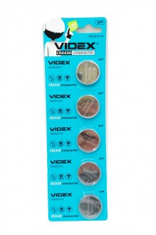 Батарейки литиевая VIDEX CR2430 (5 шт.) арт. 149124