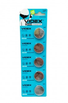 Батарейки литиевые VIDEX CR2450 (5 шт.) арт. 149125