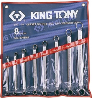 Набор ключей накидных KING TONY 8 предметов 1708MR (1708MR)