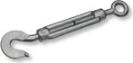 Талреп М12 мм крюк-кольцо DIN 1480 из нержавеющей стали А4