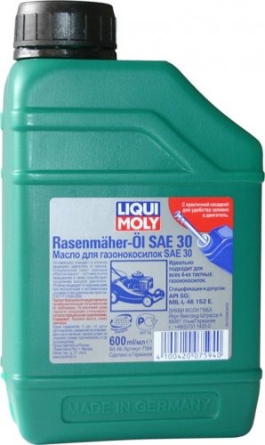 Масло для 4-тактных бензиновых двигателей LIQUI-MOLY SAE 30 Rasenmaher-Oil 0,6 л 7594 (7594)
