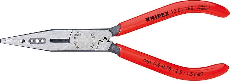Плоскогубцы для снятия изоляции KNIPEX 1301160 160 мм и опресовки контактов (KN-1301160)