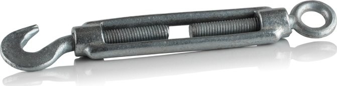Талреп М18 крюк-кольцо (А) DIN 1480 оцинкованный