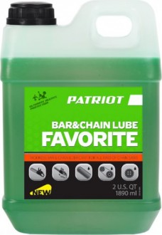 Масло для смазки цепи PATRIOT Favorite Bar&Chain Lube 2,0 л (850-03-0580)