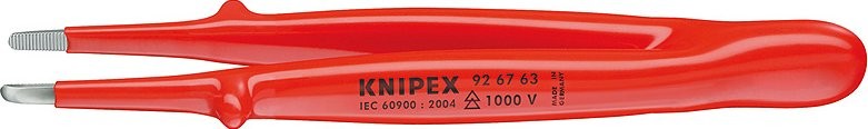 Пинцет диэлектрический KNIPEX 926763 1000V, для прецизионных работ (KN-926763)
