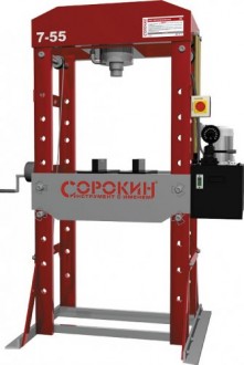 Пресс электро-гидравлический СОРОКИН 55 т 7.55 (7.55)