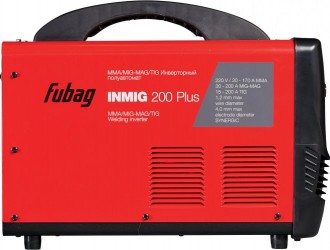 Сварочный полуавтомат FUBAG INMIG 200 PLUS многофункциональный (MIG/MAG, MMA, TIG DC) (68044.1)