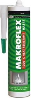Герметик MAKROFLEX HA147 силикатный огнеупорный черный 1327282