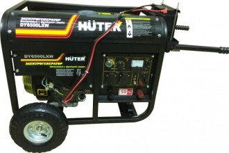 Агрегат сварочный HUTER DY 6500 LXW с колёсами и аккумулятором (64/1/18)