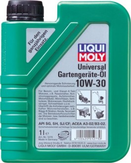 Масло для 4-тактных бензиновых двигателей LIQUI-MOLY SAE 10W30 Universal Gartengerate-Oil 1 л 8037 (1273/8037)