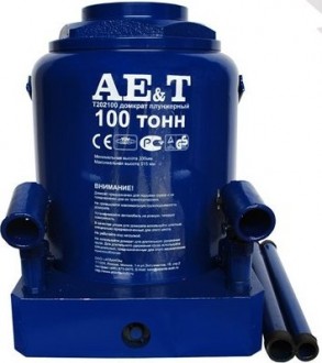 Домкрат бутылочный AE&T 100 т T202100 (T202100)