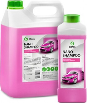 Автошампунь для ручной мойки GRASS Nano Shampoo (5кг) (136102)