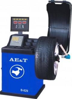 Балансировочный стенд AE&T В-829 для литых колес 10-24" до 65 кг, автоввод 3 парам. (В-829)