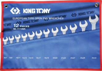 Набор ключей рожковых KING TONY 1112MRN 12 предметов (1112MRN)