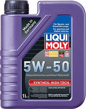 Масло моторное LIQUI-MOLY SAE 5W50 Synthoil High Tech 1 л 9066 cинтетическое (9066)