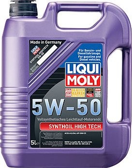 Масло моторное LIQUI-MOLY SAE 5W50 Synthoil High Tech 5 л 9068 cинтетическое (9068)