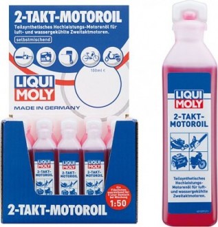 Масло для 2-тактных двигателей LIQUI-MOLY 2-Takt-Motoroil 0,1 л 1029 полусинтетическое (1029)