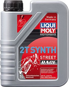 Масло для 2-тактных мотоциклов LIQUI-MOLY Motorbike 2T Synth Street Race 1 л 3980 синтетика (3980)