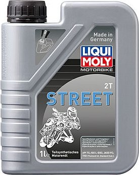 Масло для 2-тактных мотоциклов LIQUI-MOLY Motorbike 2T Street 1 л 3981 полусинтетика (3981)