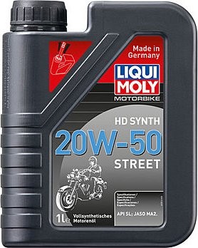 Масло для мотоциклов LIQUI-MOLY SAE 20W50 Motorbike HD Synth Street 1 л 3816 синтетическое (3816)