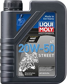 Масло для мотоциклов LIQUI-MOLY SAE 20W50 Motorbike 4T Street 1 л 7632 (7632)