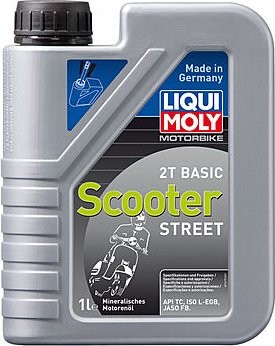 Масло для 2-тактных скутеров LIQUI-MOLY Motorbike 2T Basic Scooter Streetr 1 л 8068 (1619/8068)
