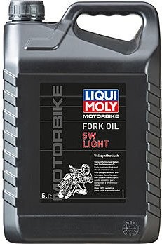 Масло для вилок и амортизаторов LIQUI-MOLY Motorbike Fork Oil Light 5W 5 л 1623 синтетическое (1623)