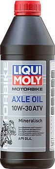 Масло трансмиссионное для мотоциклов LIQUI-MOLY 10W 30 Motorbike Axle Oil ATV 1 л 3094 минеральное (3094)