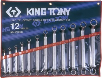 Набор ключей накидных KING TONY 12 предметов 1712MR (1712MR)
