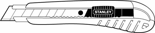 Нож STANLEY SNAP OFF BLADE 0-10-280 с отламывающимися сегментами 18 мм (0-10-280)